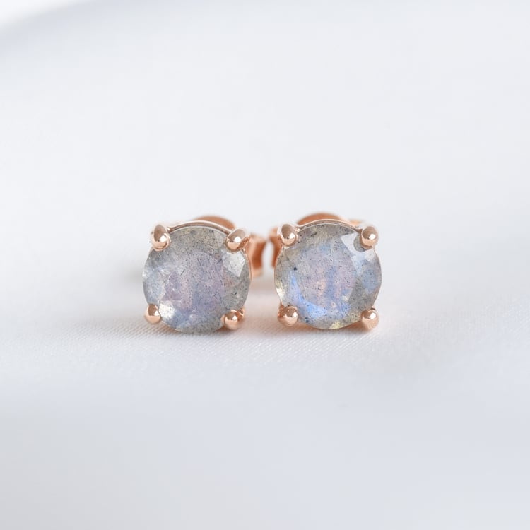 Elegantné náušnice s labradoritmi 79948