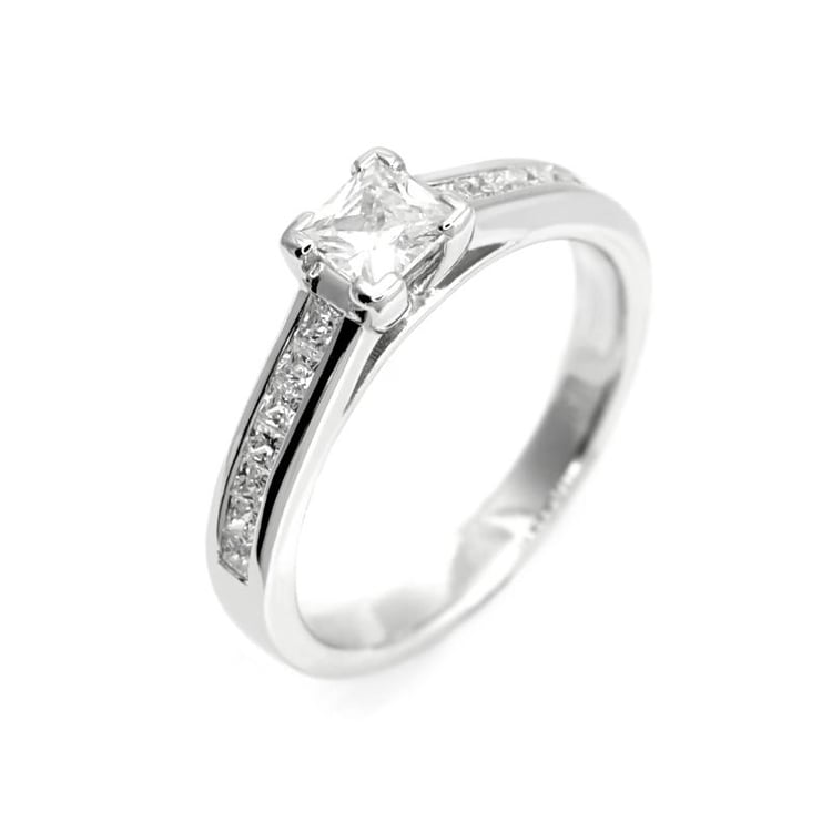 Zlatý zásnubný vintage prsteň s diamantmi Isleta