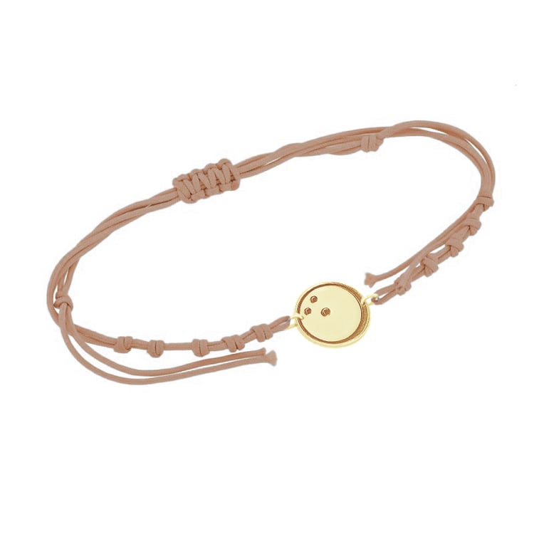 Povrázkový náramok lopta s gravírom vašej voľby Bowling 124844