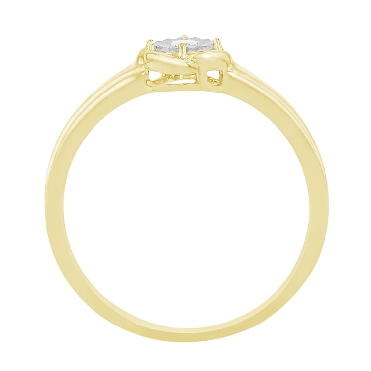 Prsteň s diamantom v štýle solitaire zo zlata 88592