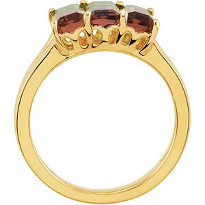 Prsteň s turmalínmi zlatý 53364