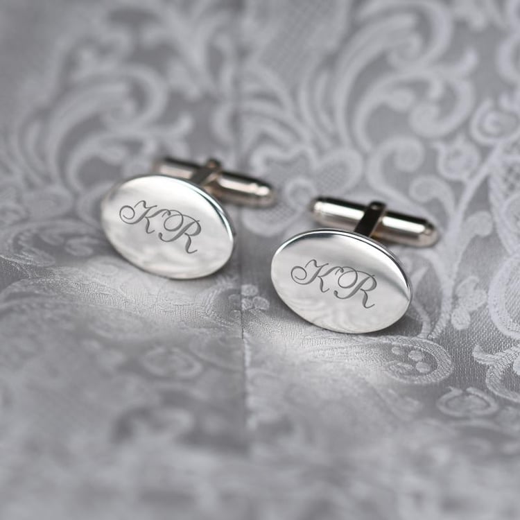 Strieborné manžetové gombíky 18241