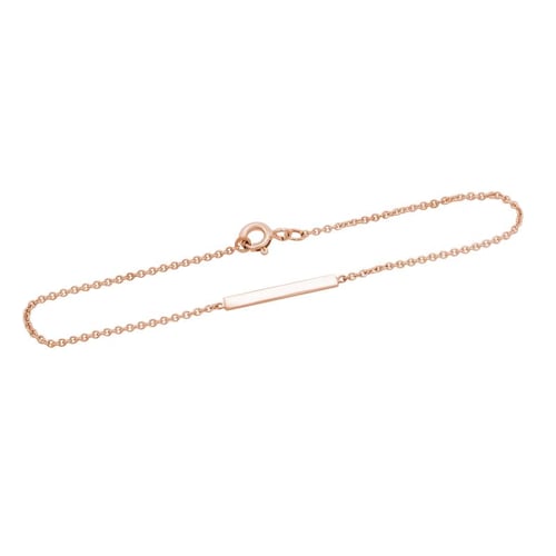 Zlatý minimalistický náramok Barr