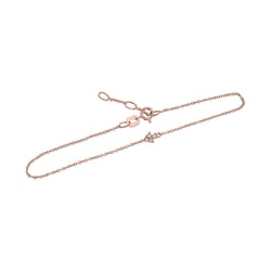 Náramok s tromi lab-grown diamantmi Foley