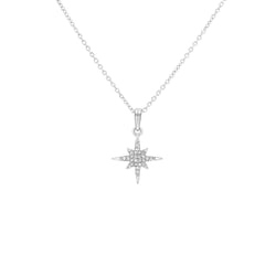 Prívesok v tvare diamantovej hviezdy Lyra