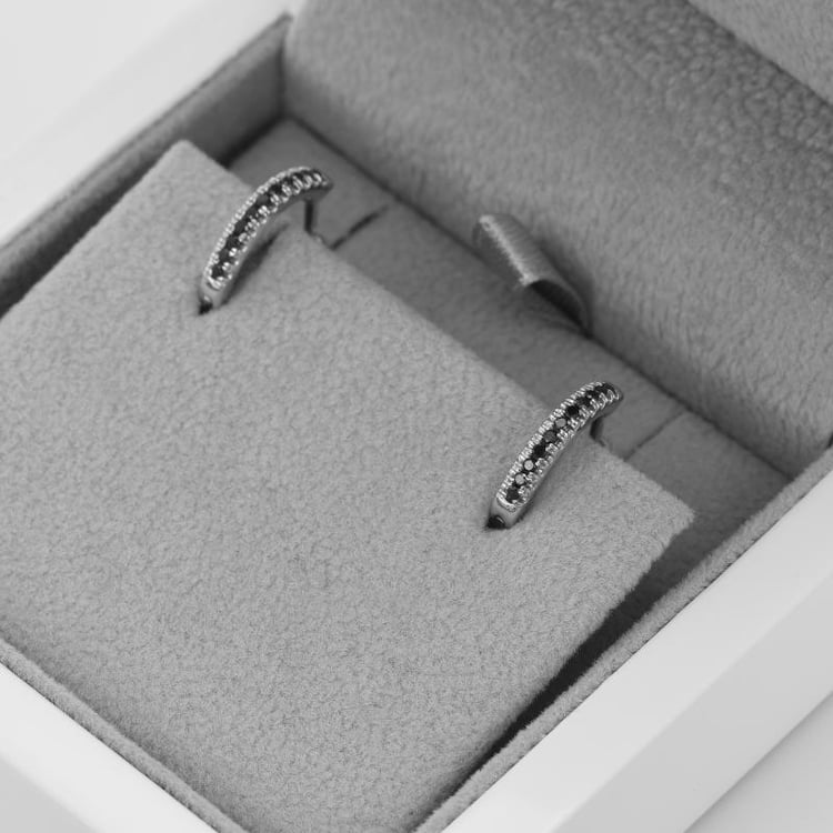 Kruhové náušnice s diamantmi 51235