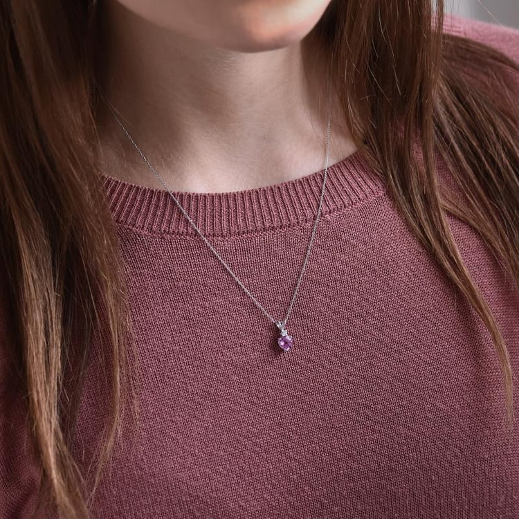 Zafírový náhrdelník 14749