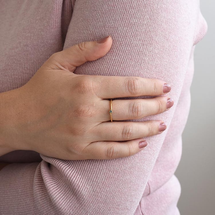 Pozlátený prsteň 86102