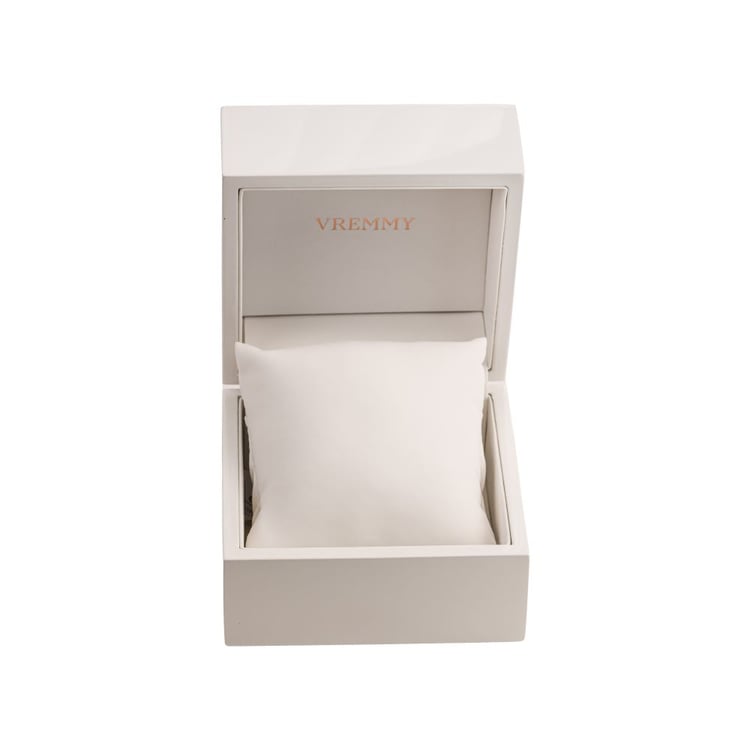 Drevená krabička na hodinky s koženkou Sekai