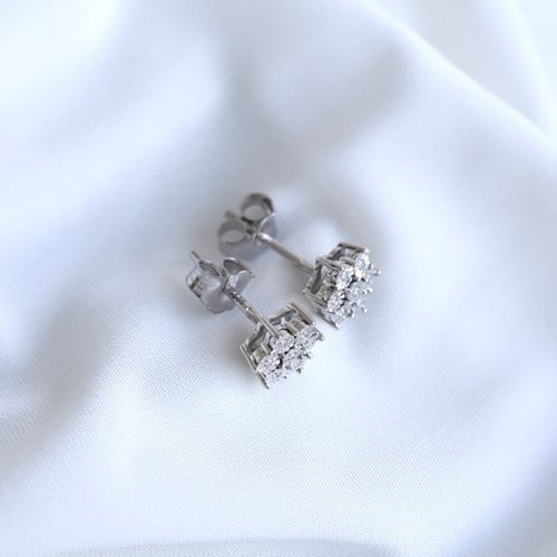 Elegantné diamantové náušnice Romaine