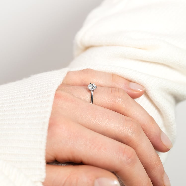 Zásnubný prsteň s lab-grown diamantom Rabby 151618