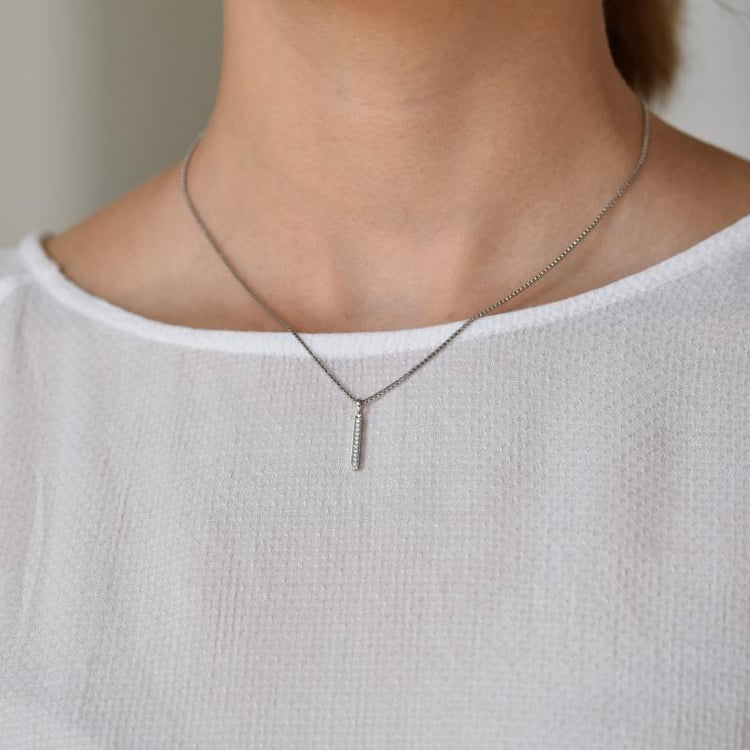 Náhrdelník s kubickými zirkónmi Unwy 18864