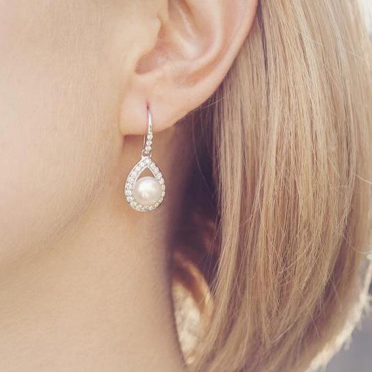 Náušnice s perlami 14974