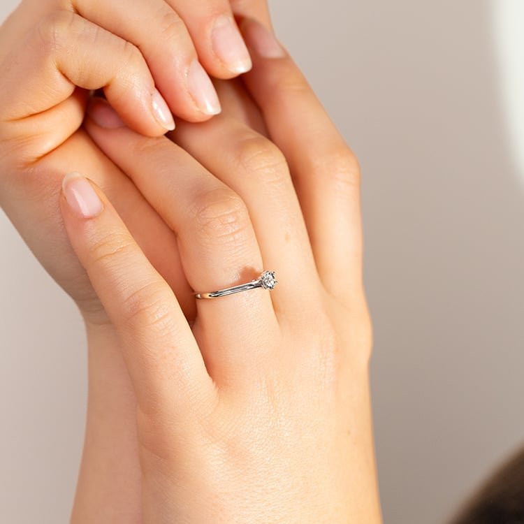 Zásnubný prsteň s lab-grown diamantom Akaia 146622