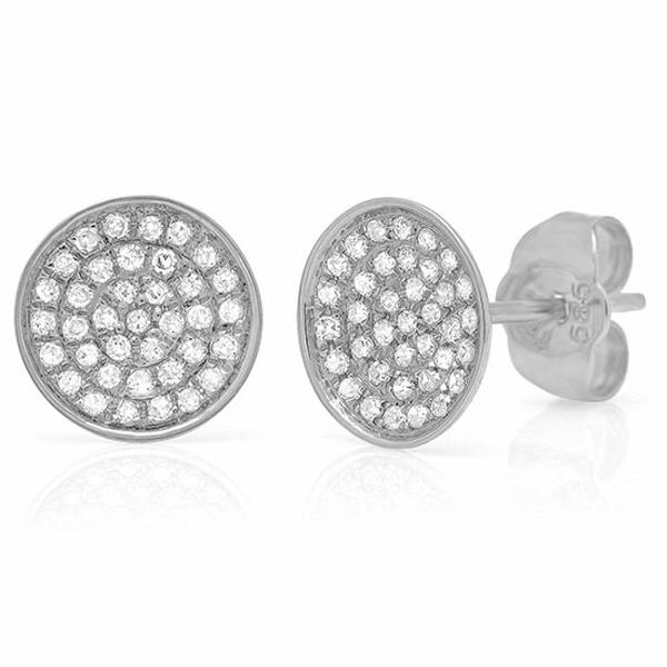 Náušnice s diamantmi zo zlata 1907