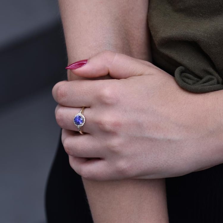 Prsteň s tanzanitom 31839