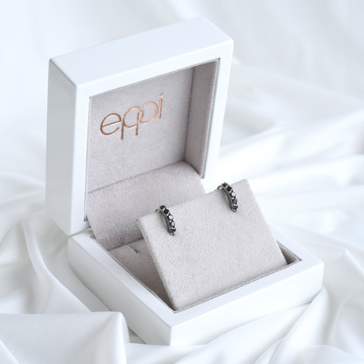 Diamantové náušnice z bieleho zlata 85832