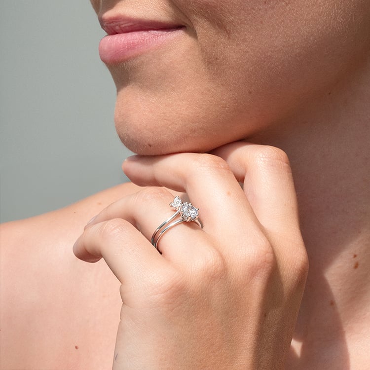 Vykrojený prsteň s marquise diamantmi Tyrone 142548