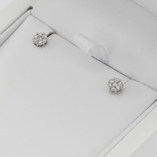Elegantné náušnice s lab-grown diamantmi Restia