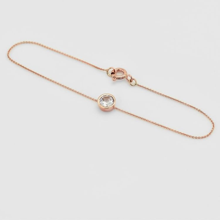 Minimalistický náramok s moissanitom Rollie 105103