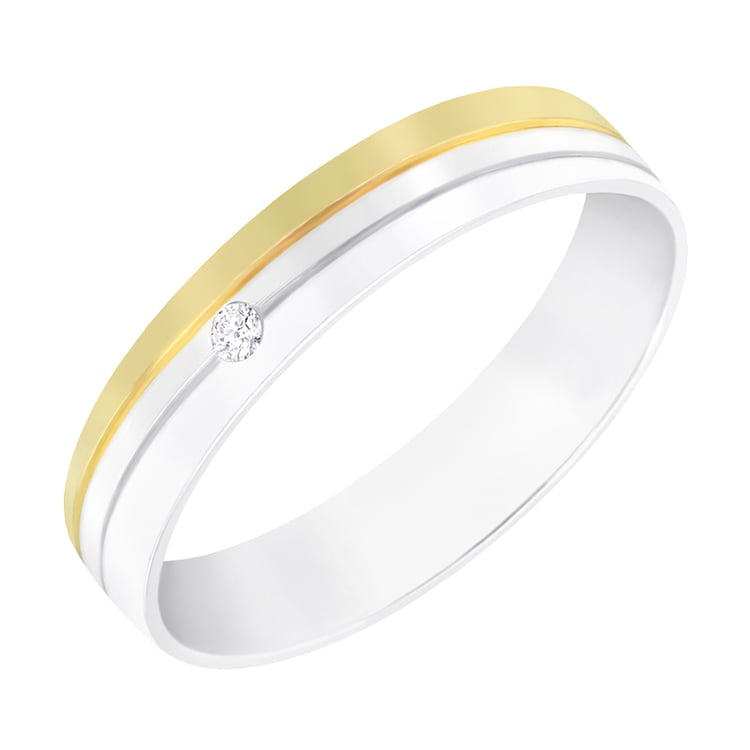 Kombinovaný dámsky prsteň 60829