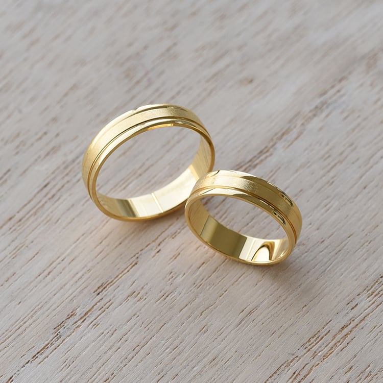 Ploché snubné prstene 61476