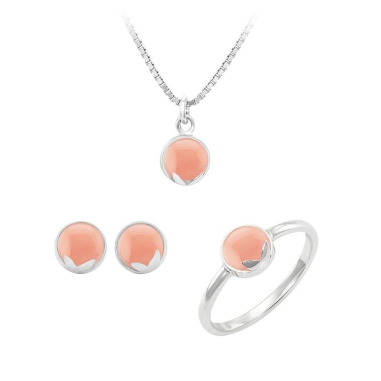 Zlatá kolekcia s korálmi 44497