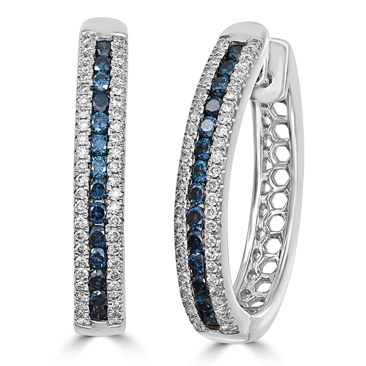 Kruhové diamantové náušnice zo zlata Travis