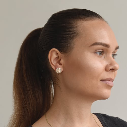 Diamantový kvetinový set šperkov Rochelle