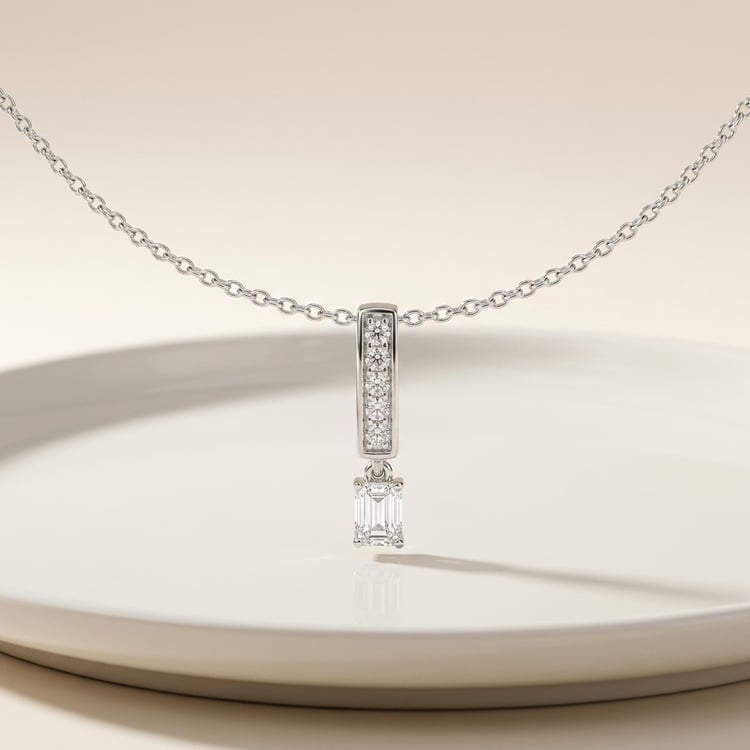 Elegantný prívesok s lab-grown diamantmi Maizy 171452