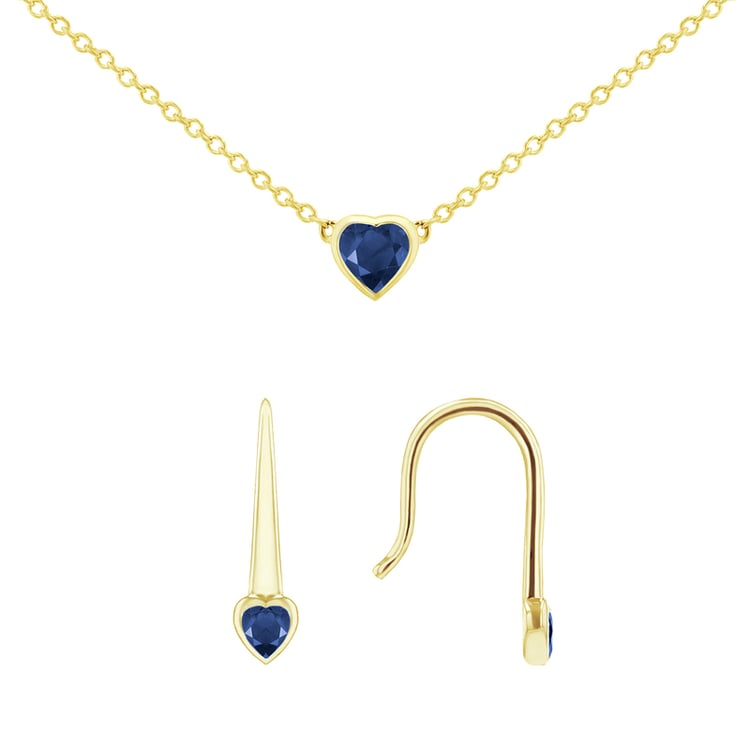 Zafírová kolekcia šperkov Roshni 145756