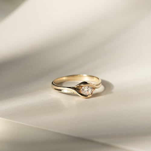 Zásnubný prsteň s lab-grown diamanom Ambriel