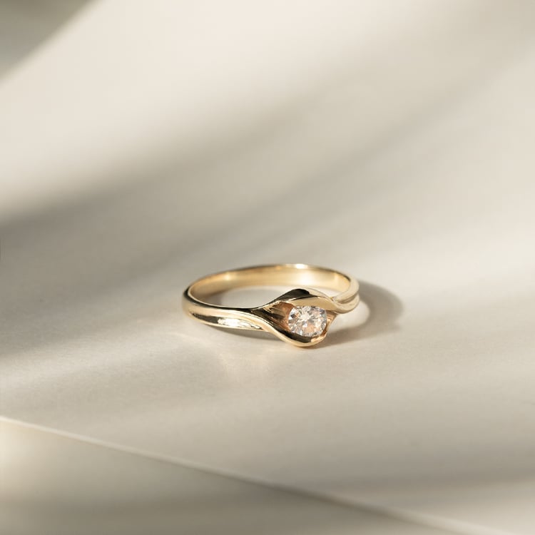 Zásnubný prsteň s lab-grown diamanom Ambriel 135180