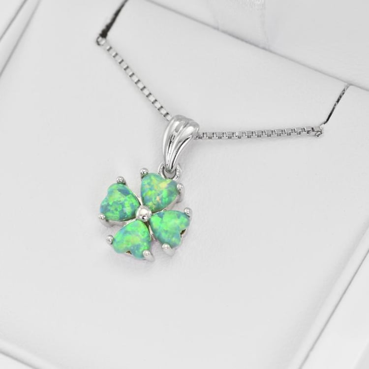 Náhrdelník zo striebra v tvare kvetu 19953