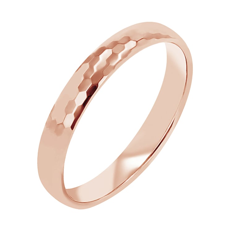 Zlaté tepané svadobné obrúčky Weston 114105