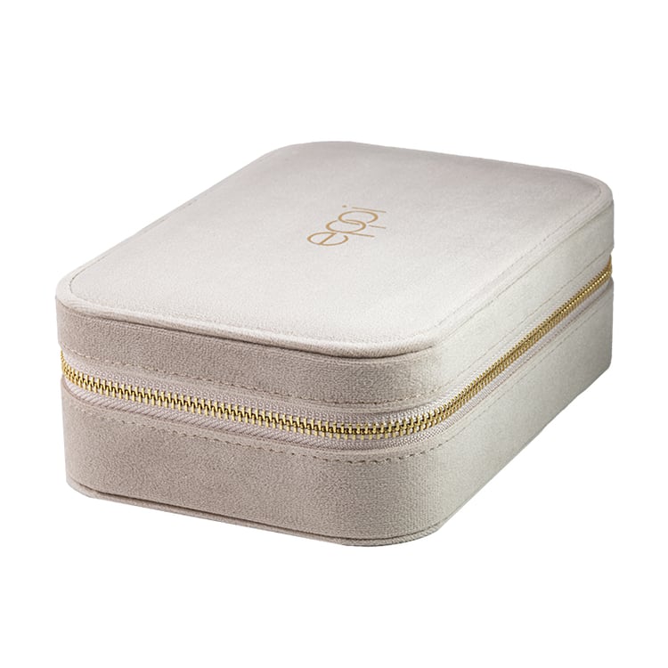 Veľká béžová cestovná šperkovnica Shields