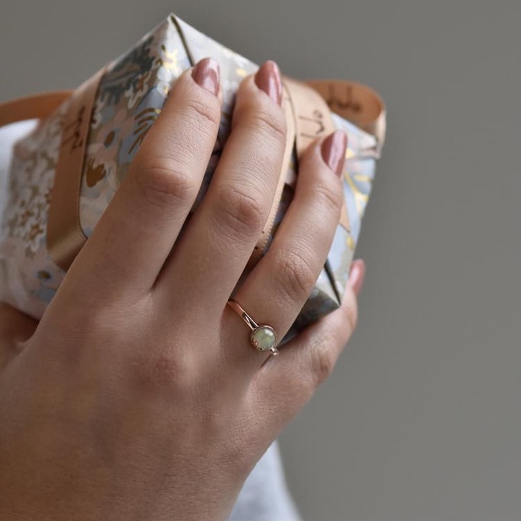 Prsteň s opálom 37570