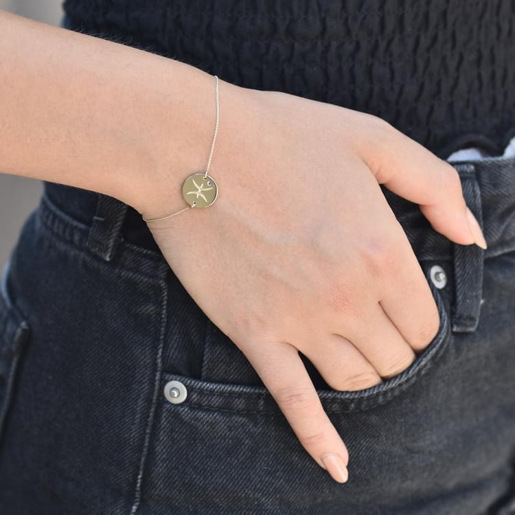 Zlatý náramok so znamením 32979