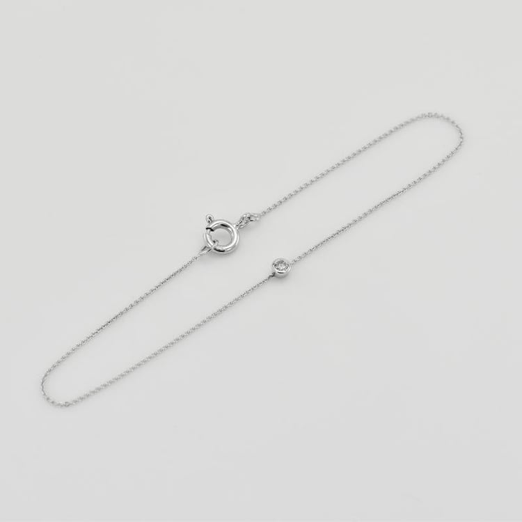 Minimalistický náramok s moissanitom Lepio 105105