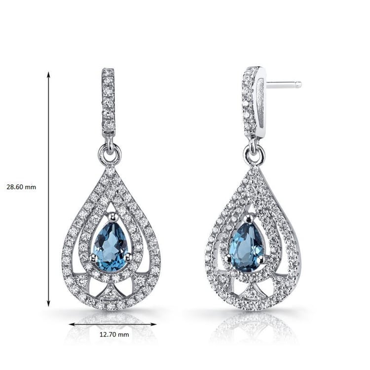 Náušnice s topásmi Amalyna 8245