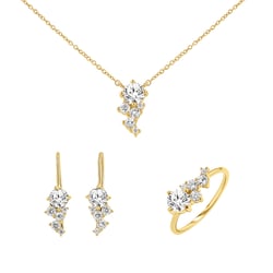 Kolekcia cluster šperkov s lab-grown diamantmi Ester