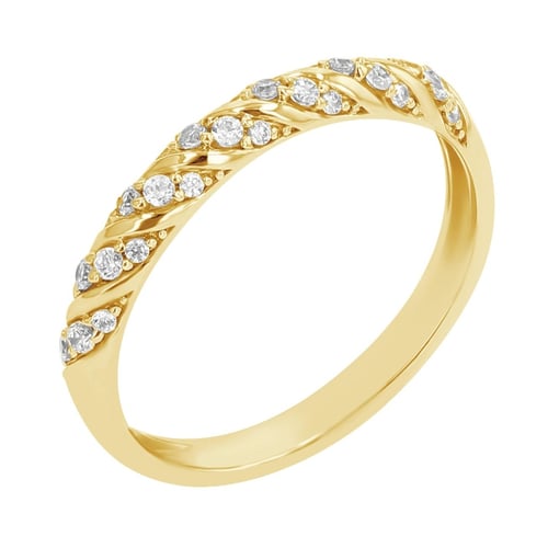 Prepletaný eternity prsteň s lab-grown diamantmi Chace