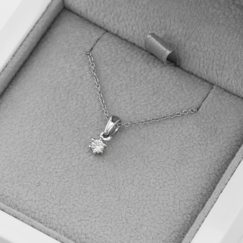 Prívesok s výberom karátovej váhy lab-grown diamantu Aliva