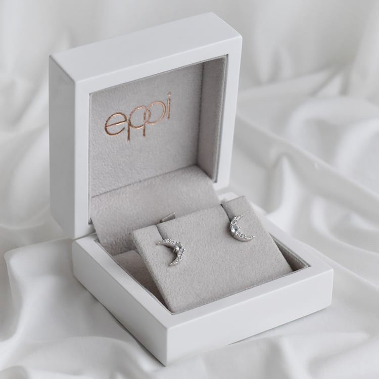 Akvamarínovej náušnice zo striebra 92149