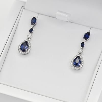 Zlaté visiace náušnice