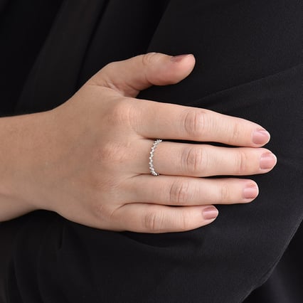 Eternity prsteň s lab-grown diamantmi Euclides