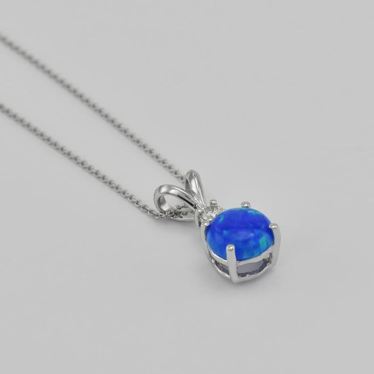 Zlatý náhrdelník s opálom 37878