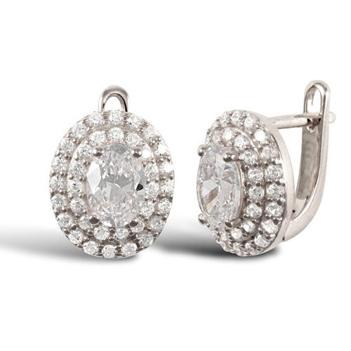 Strieborné náušnice