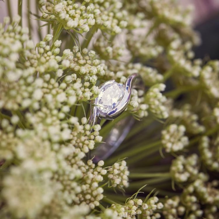 Diamantový zlatý prsteň 12350