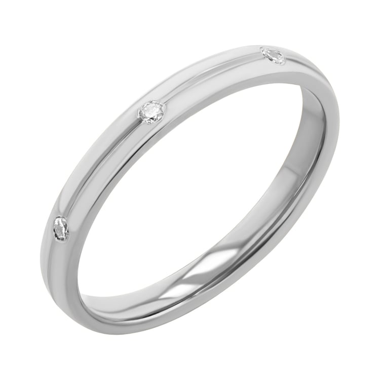 Zlaté svadobné prstene s diamantmi Mileva 117969